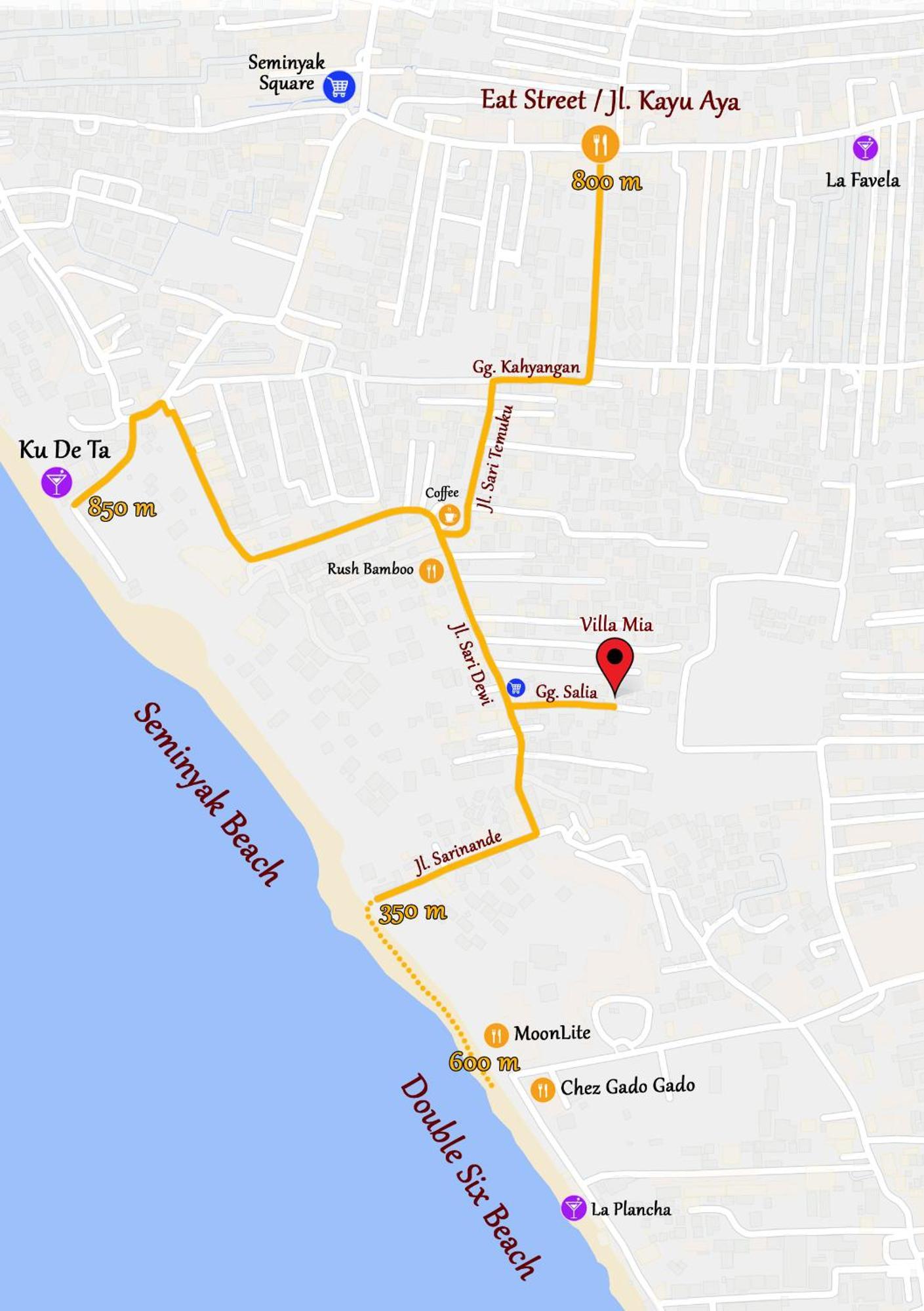 Villa Mia Seminyak - Boutique Villas Kültér fotó